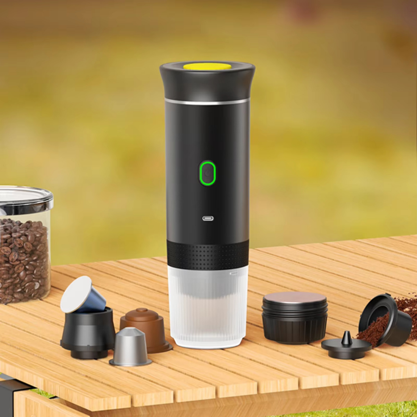 Compact Coffee Brewer for Travel