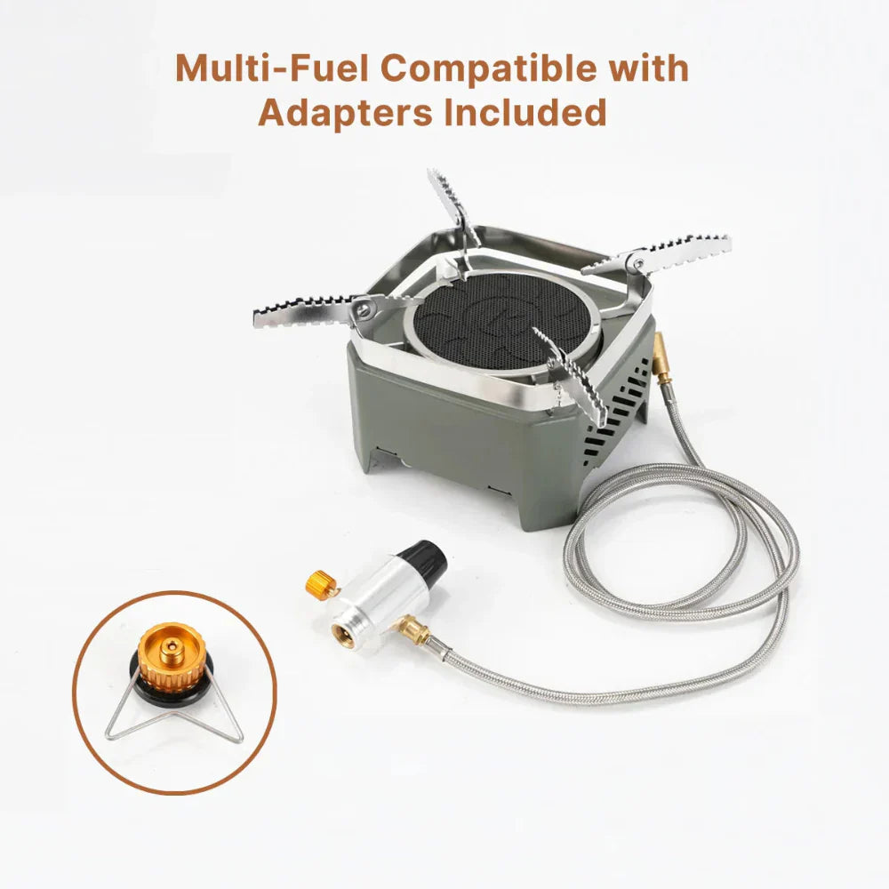 Infrared Gas Camping Stove – Portable and Windproof Design