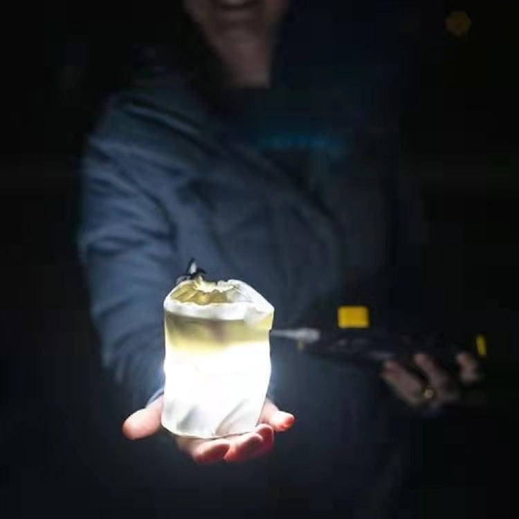 Inflatable LED Lantern for Camping with Magnetic Base – Portable Design