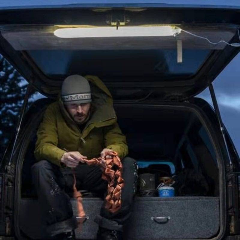 Inflatable LED Lantern for Camping with Magnetic Base – Portable Design