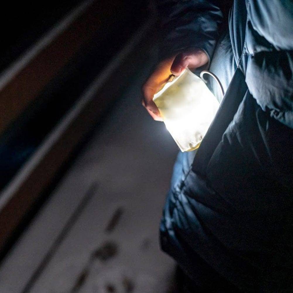 Inflatable LED Lantern for Camping with Magnetic Base – Portable Design