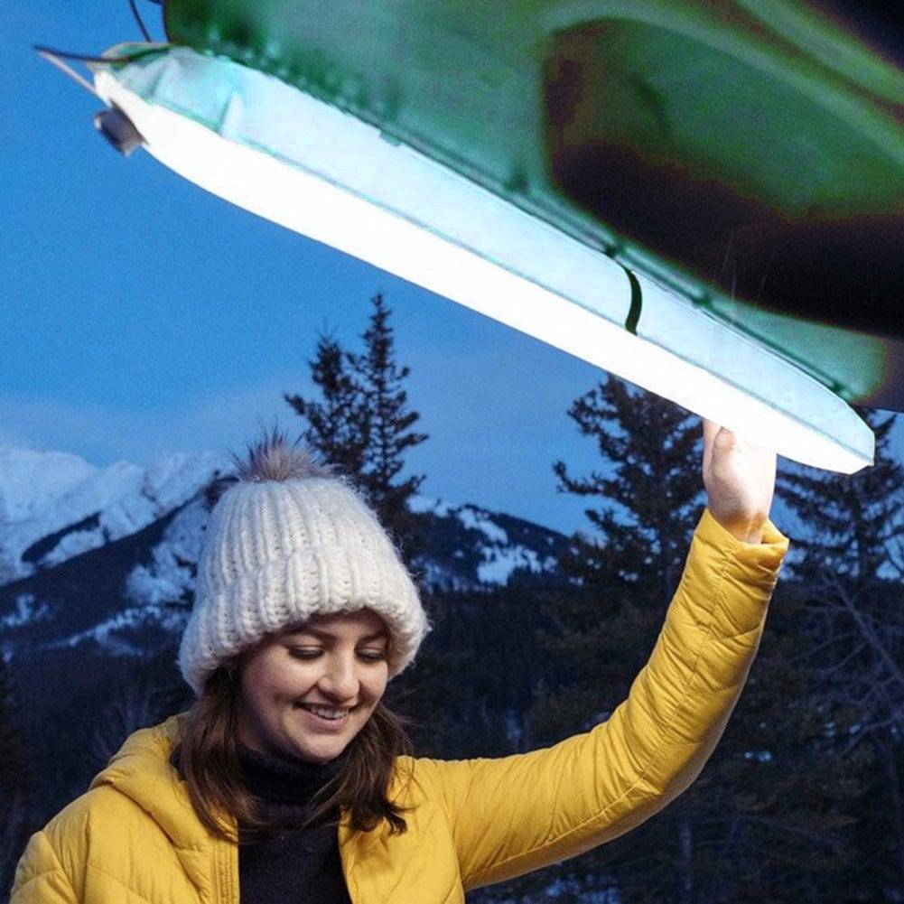 Inflatable LED Lantern for Camping with Magnetic Base – Portable Design