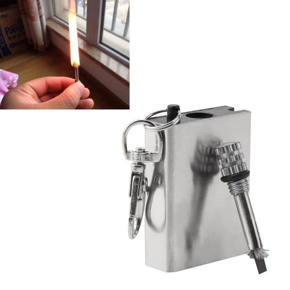 Metal Fire Starter Kit – Portable Flint Matches for Emergencies