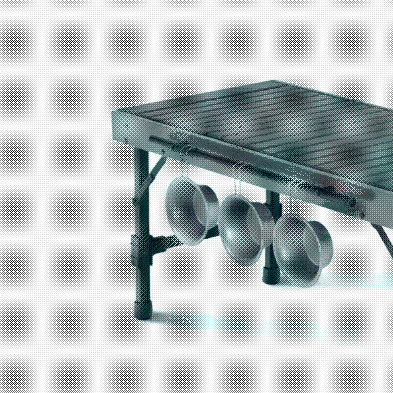 Folding BBQ Cooking Station for Portable Outdoor Camping