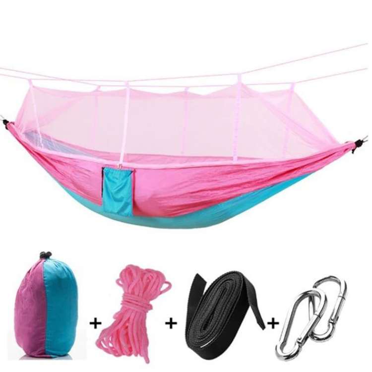 Camping Hammock for Outdoors with Insect Protection Net