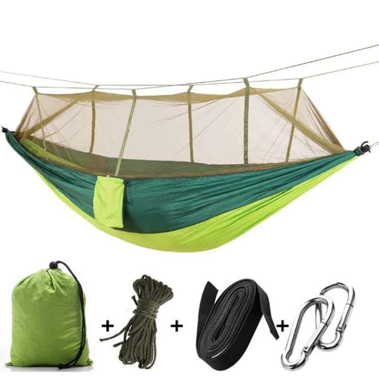 Camping Hammock for Outdoors with Insect Protection Net