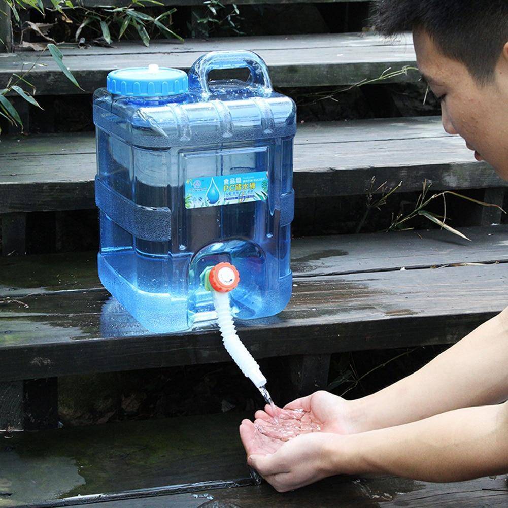 Outdoor Water Storage Tank with Faucet – Portable Design