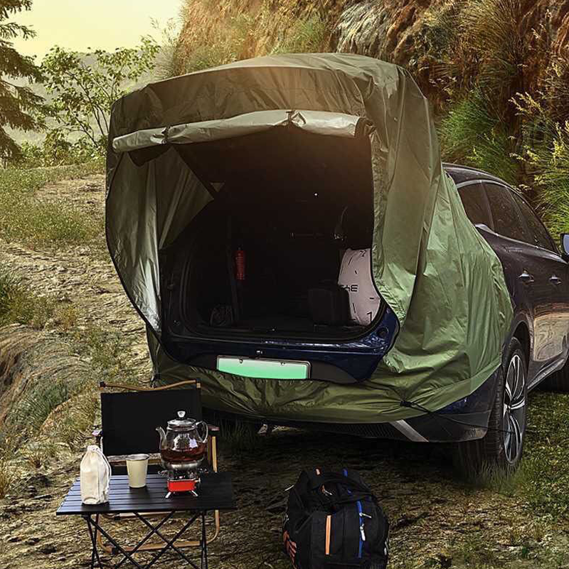 Camping Awning Shelter for SUVs - Portable Tailgate Tent