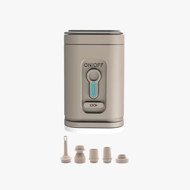 Compact Rechargeable Air Pump with LED Light and USB Connection