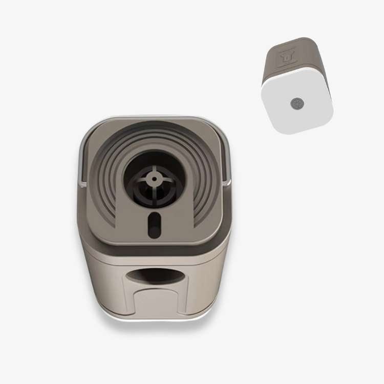 Compact Rechargeable Air Pump with LED Light and USB Connection