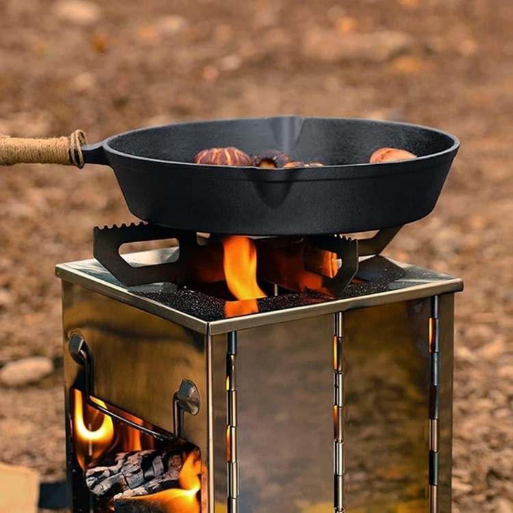Outdoor Cooking Stove – Portable Wood Burner for Camping