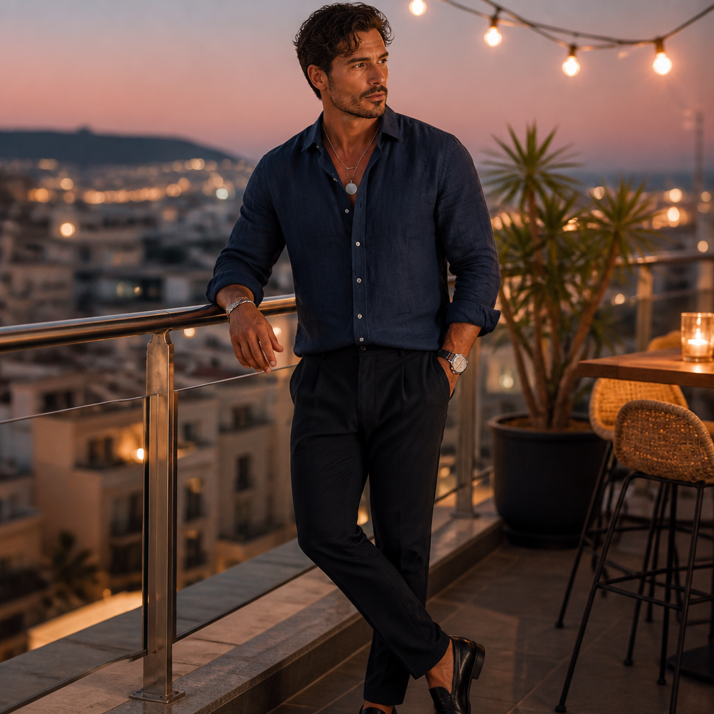BreezeForma™ – Lightweight Breathable Long-Sleeve Button-Up Summer Shirt