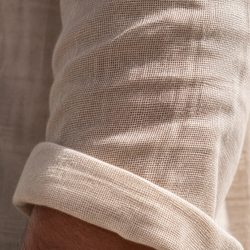 BreezeForma™ – Lightweight Breathable Long-Sleeve Button-Up Summer Shirt