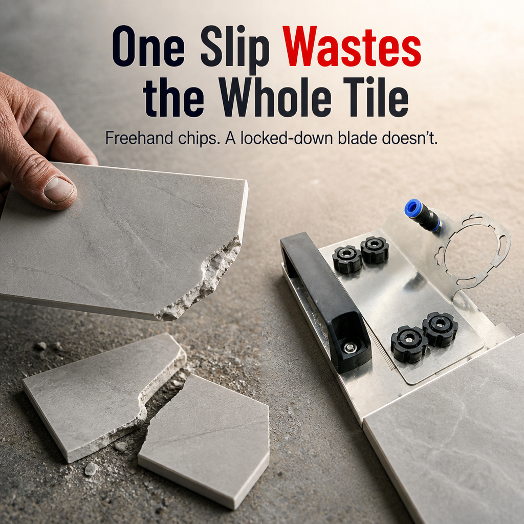 TitanEdge — Cut Flawless 45° Tile Edges With Zero Wobble or Chipping
