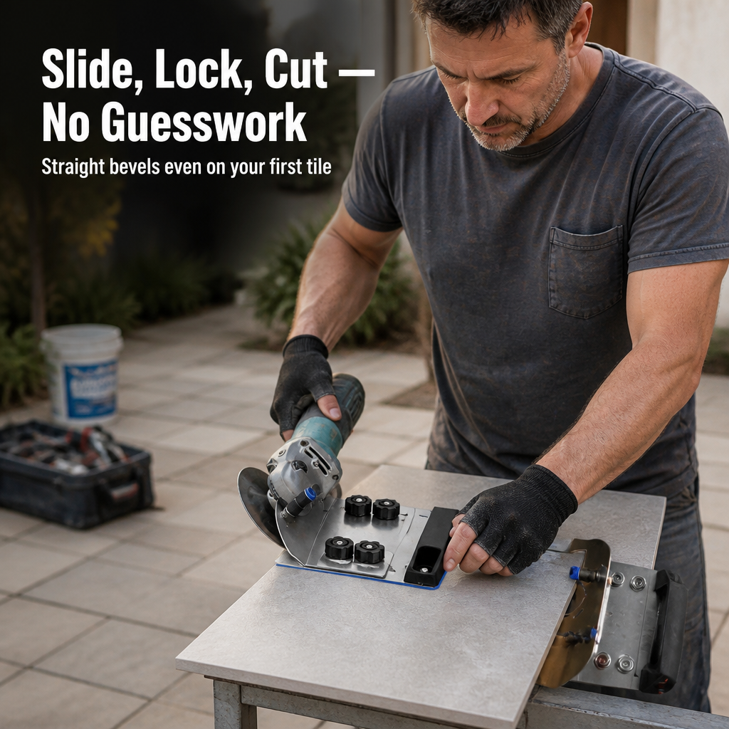 TitanEdge — Cut Flawless 45° Tile Edges With Zero Wobble or Chipping