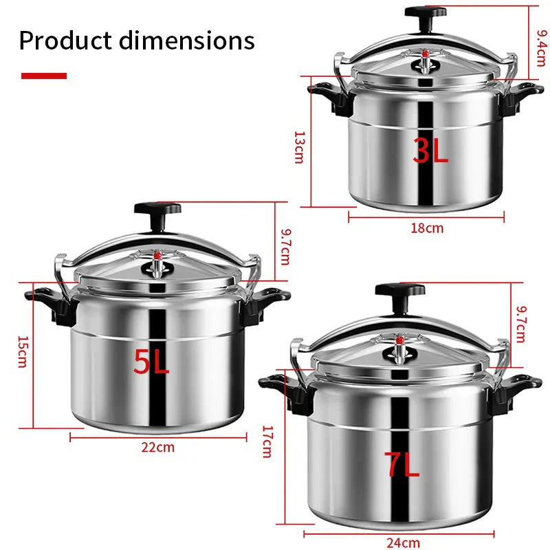 Heavy-Duty Pressure Cooker - Professional and Explosion-Proof