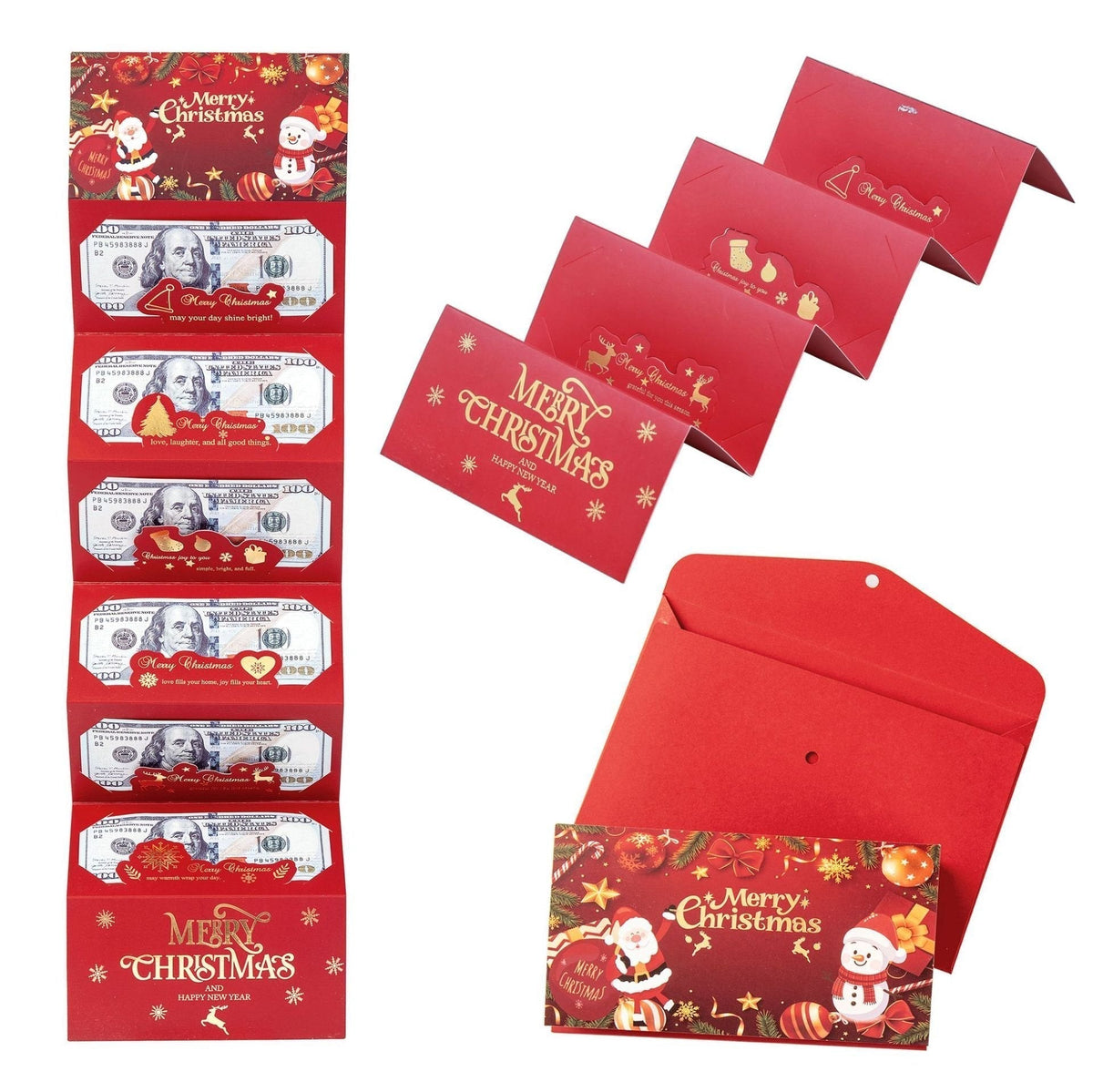 Flash Sale 50K+ SOLD! Almost Gone-Christmas Cash Gift Envelope– A creative way to give cash this Christmas!