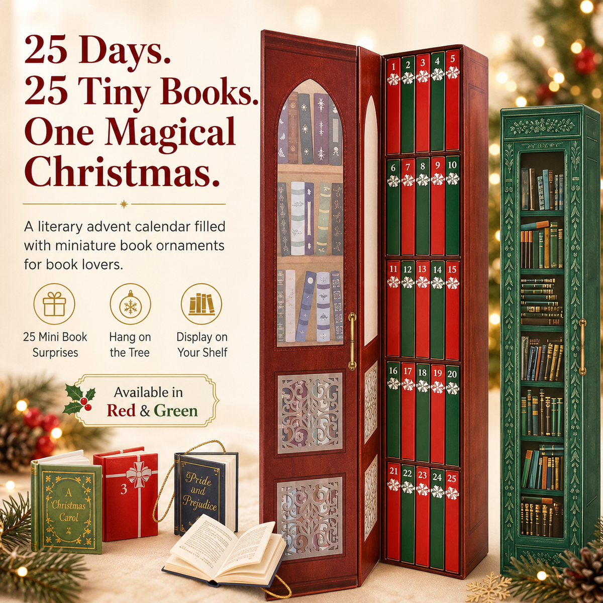 25-Day Mini Book Advent Calendar – A Book Lover's Christmas Countdown