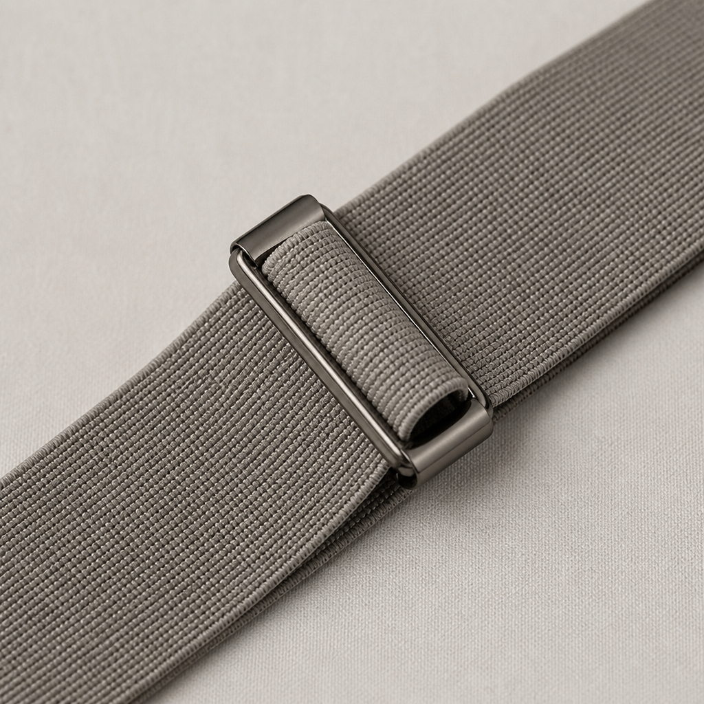 FlexiStride™ – Buckle-Free Stretch Belt with Invisible Snap Closure