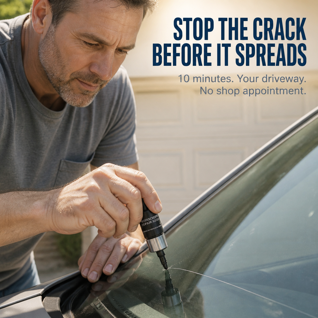 CrystalSeal™ — Seal Rock Chips and Stop Cracks From Spreading in 10 Minutes