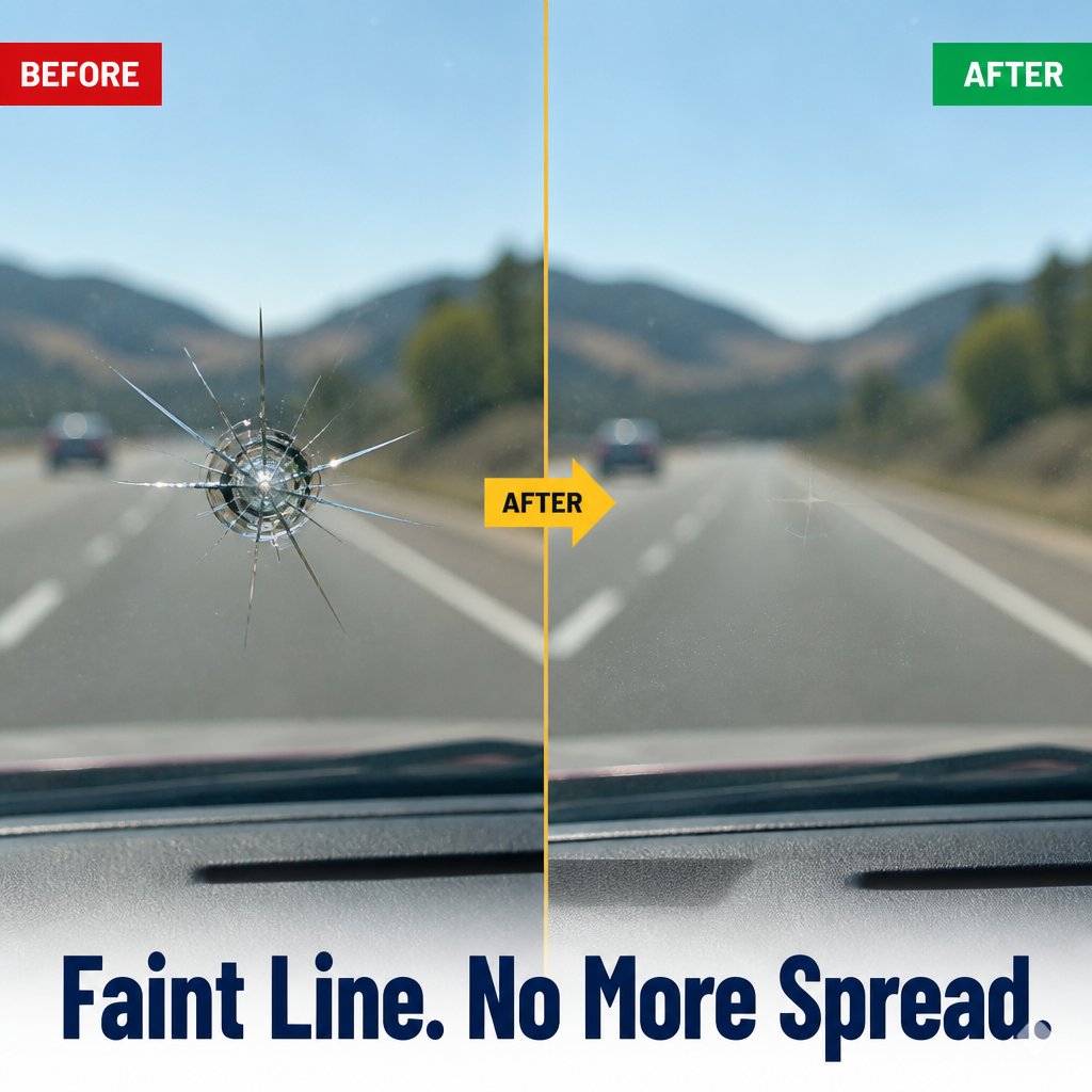 CrystalSeal™ — Seal Rock Chips and Stop Cracks From Spreading in 10 Minutes