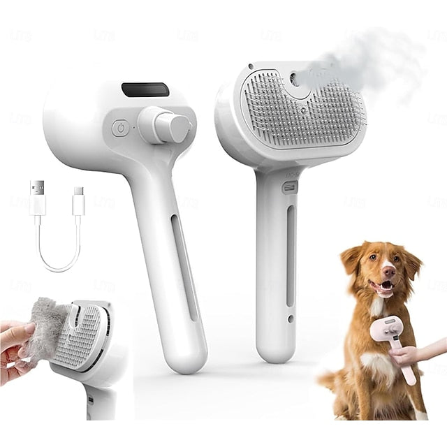 Gentle Pet Grooming Brush for Cats and Dogs