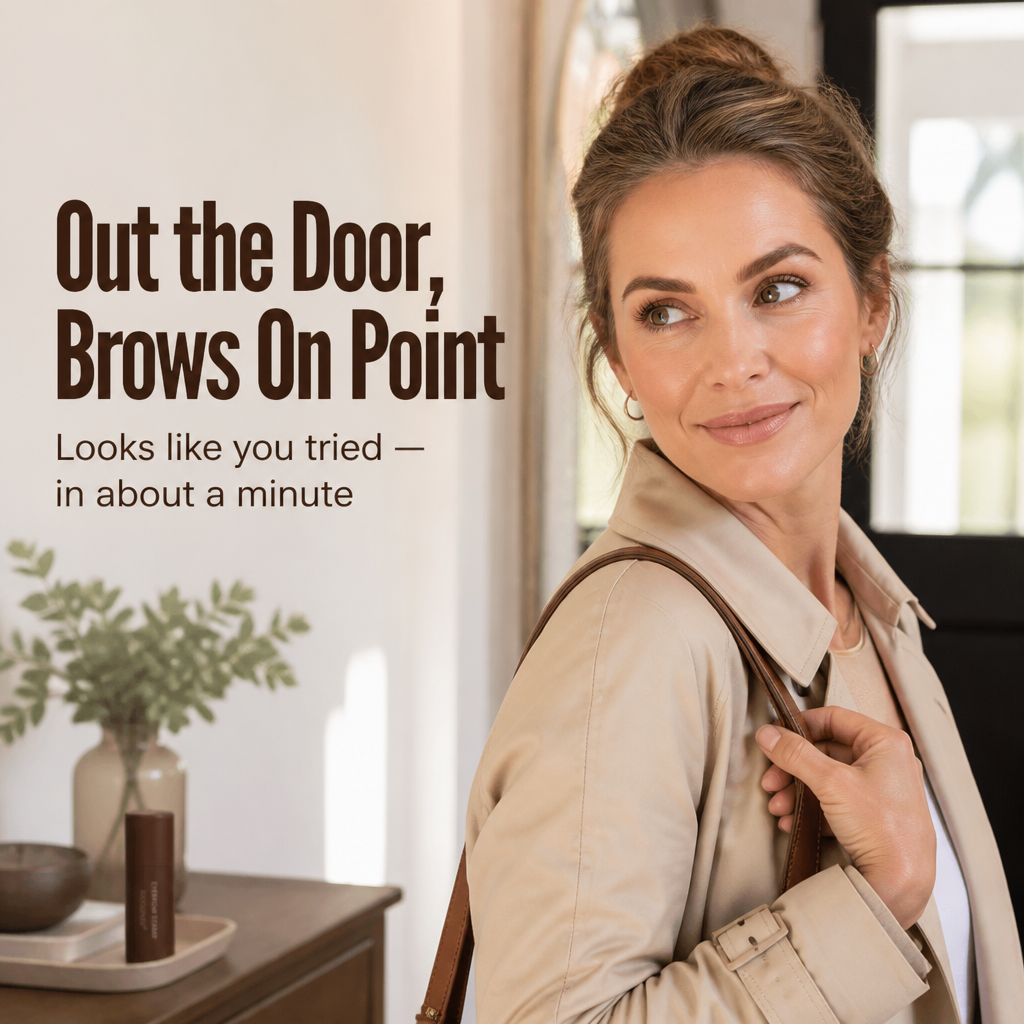 BrowLuxe™ — Stamp, Shape & Fade Even Brows in Under a Minute