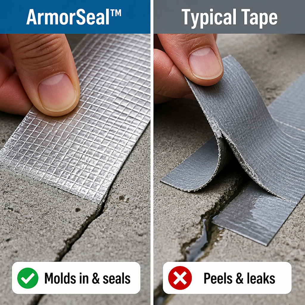 ArmorSeal — Stop Roof, Gutter & Pipe Leaks Cold In One Peel