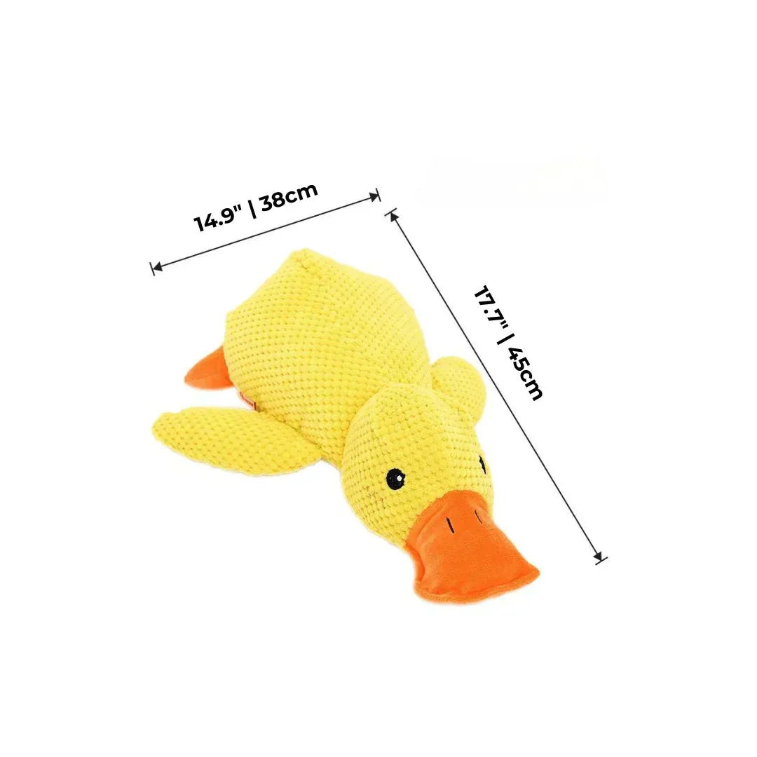 Interactive Dog Toy Duck with Quacking Sound for Pets