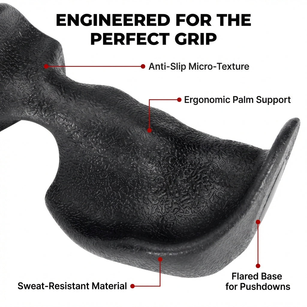 TriPull Tricep Rope with Ergonomic Handles