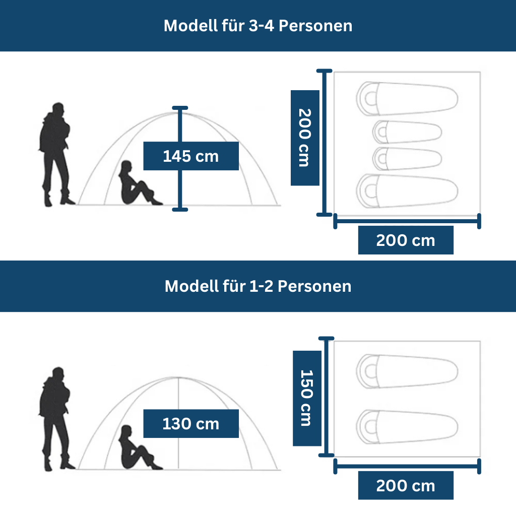 Instant Assembly Portable Tent for Camping