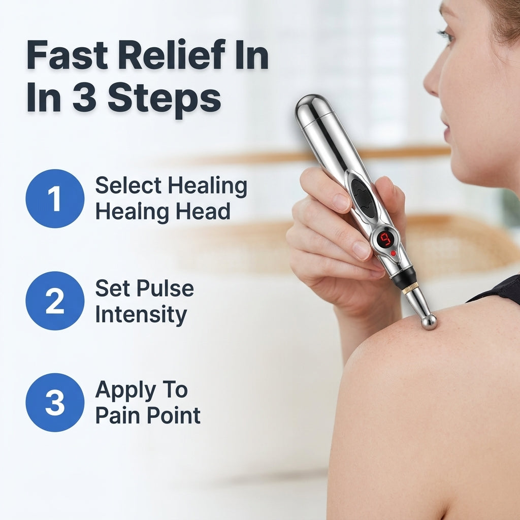 Electronic Acupuncture Pen for Fast Pain Relief