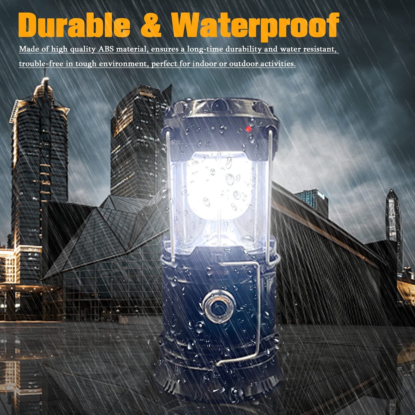 LED Camping Lantern – Collapsible and Rechargeable Design