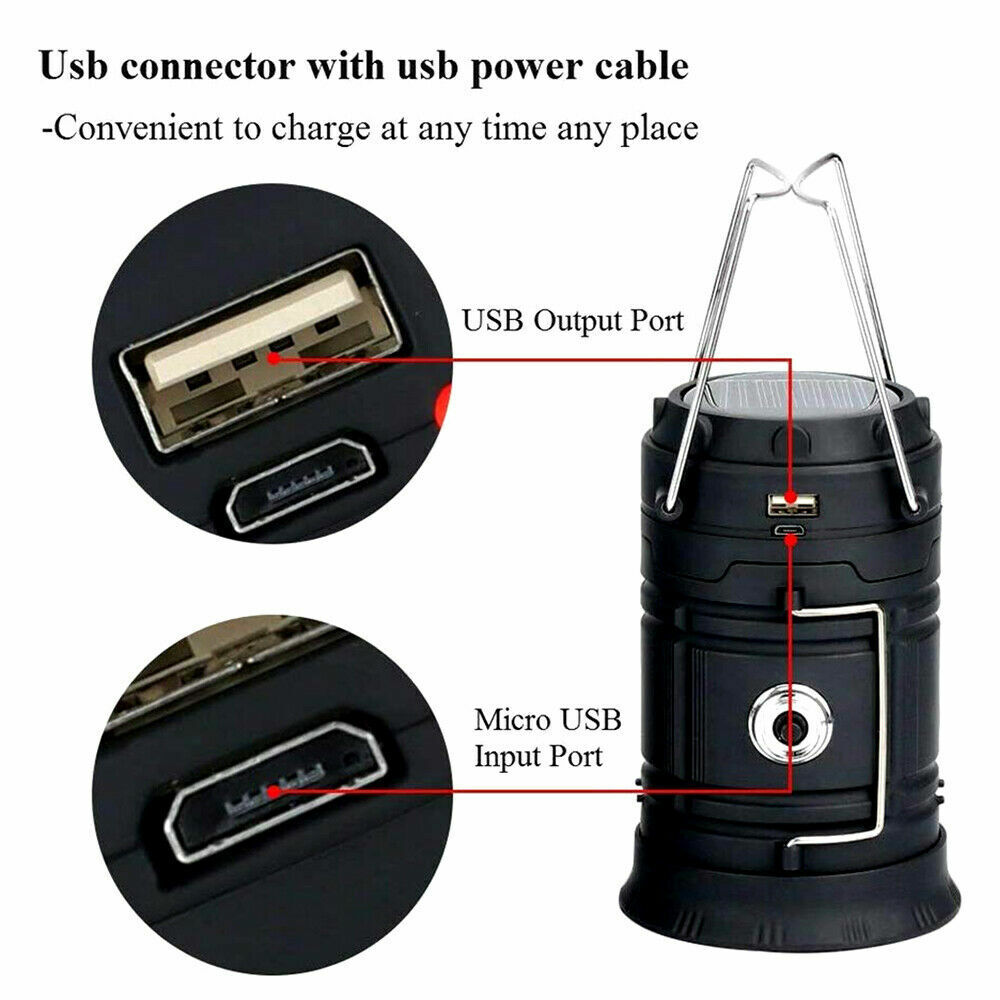 LED Camping Lantern – Collapsible and Rechargeable Design