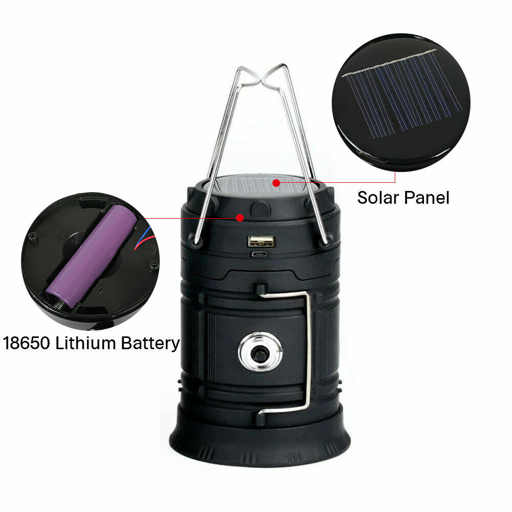 LED Camping Lantern – Collapsible and Rechargeable Design