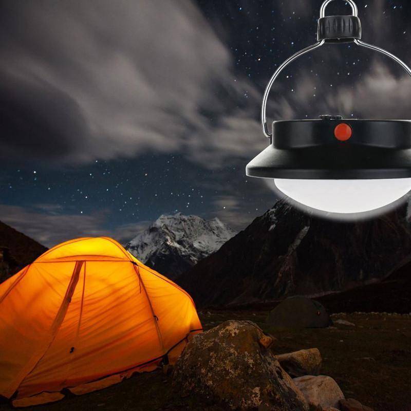 LED Lantern for Camping with Rechargeable Battery and Lampshade