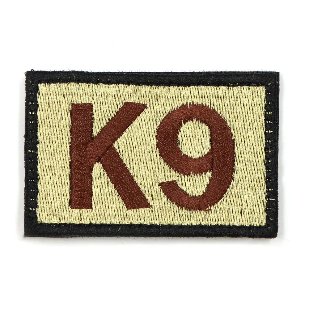 ID Badge Patches for Dog Harness - Hook and Loop Attachments
