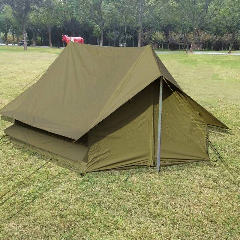 Green Dome Tent for Outdoor Camping – Retro Style