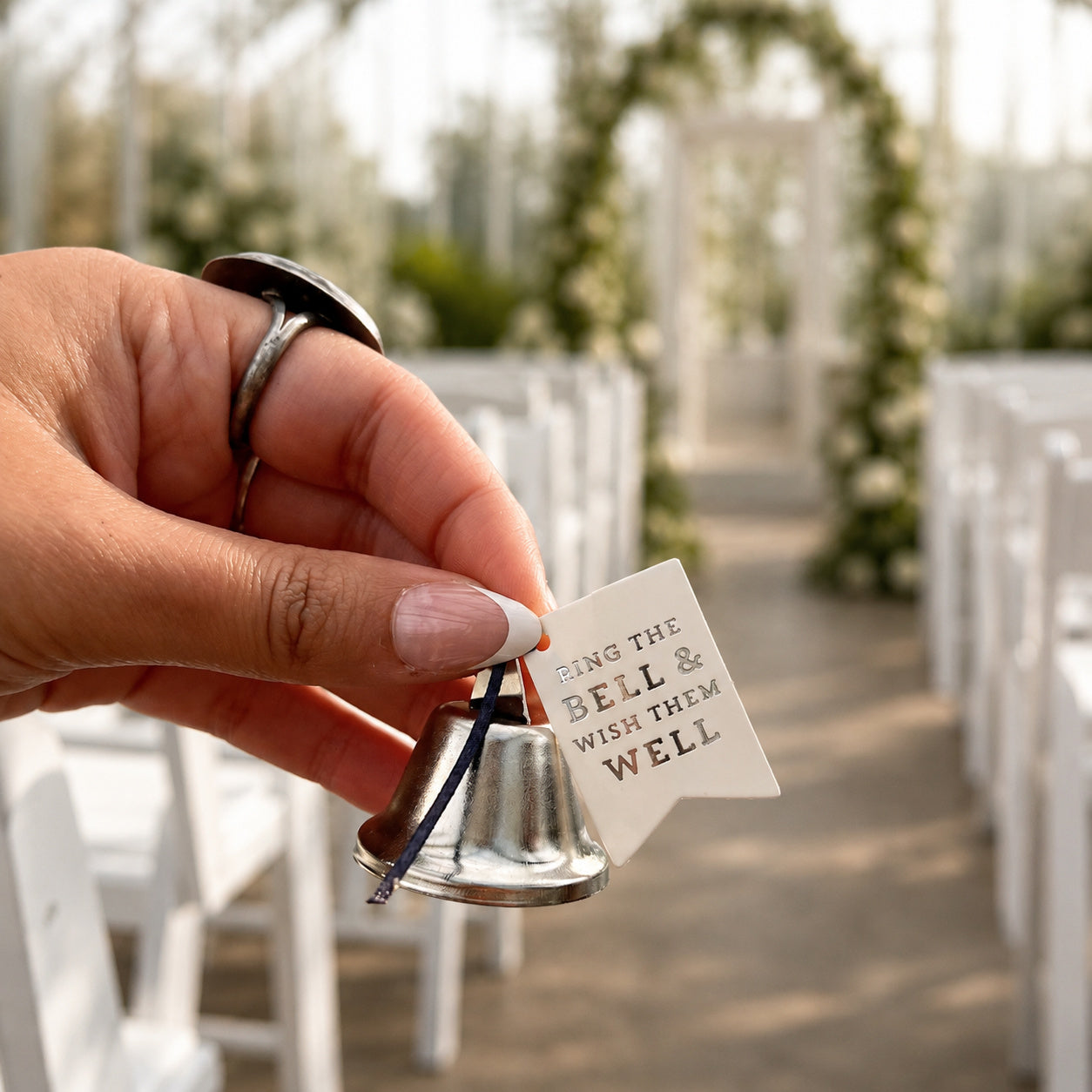 Ring the Bell & Wish Them Well Wedding Bells – 50 Piece Set