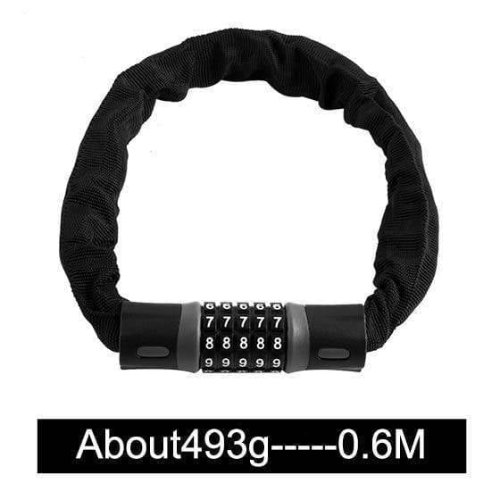 Heavy-Duty Bicycle Chain Lock for Enhanced Theft Protection