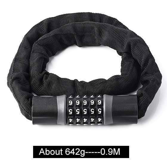 Heavy-Duty Bicycle Chain Lock for Enhanced Theft Protection