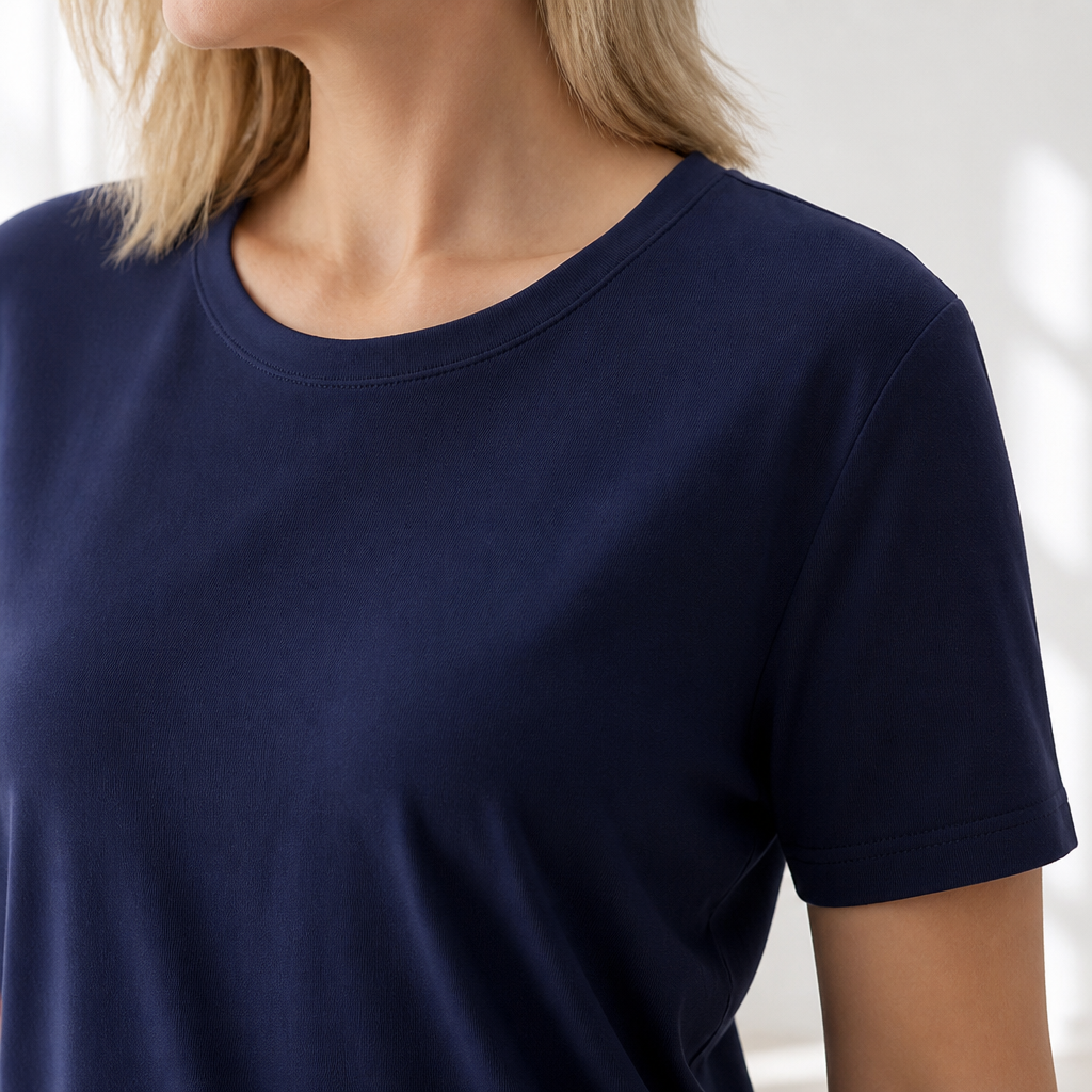 LumaraFlex™ – Relaxed Short-Sleeve Top & Printed Tapered Pant Set
