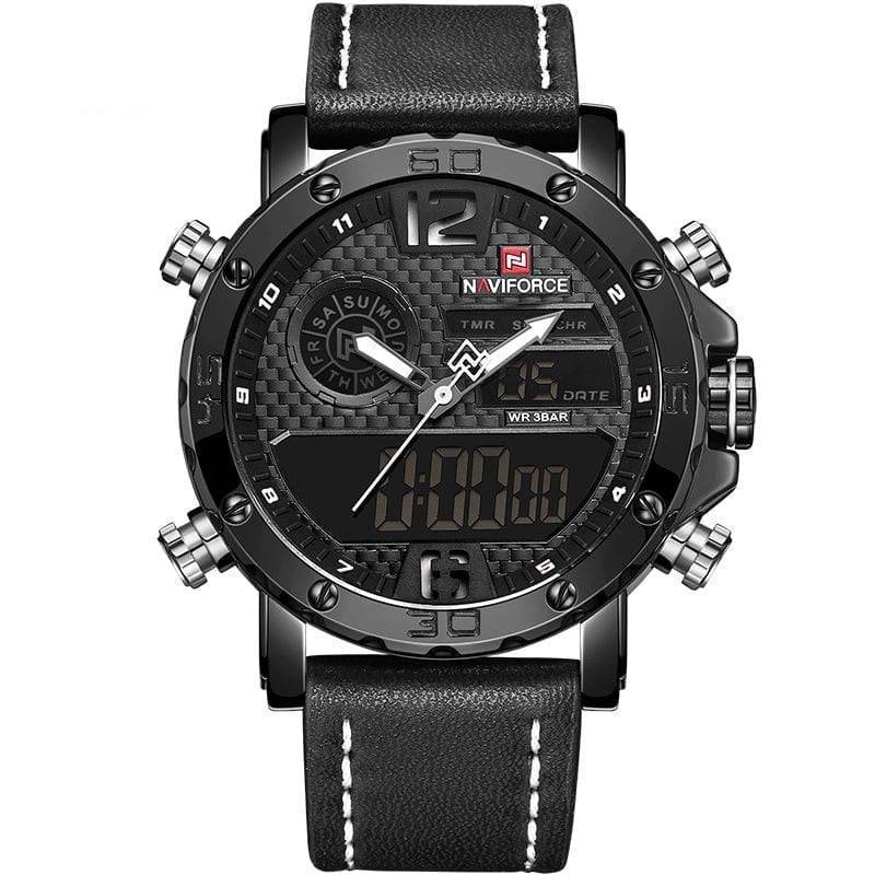 Men's Sport Watch with Dual Displays for Active Lifestyles