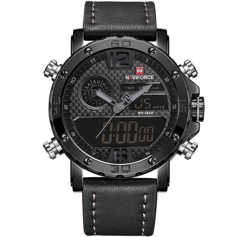 Men's Sport Watch with Dual Displays for Active Lifestyles