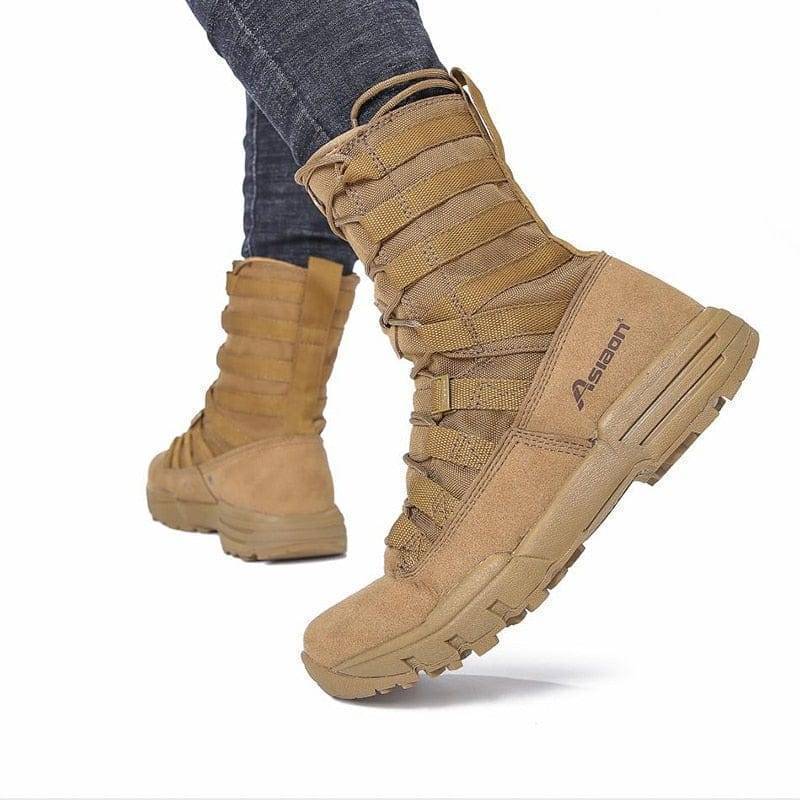 Men's Ankle Boots for Hiking and Outdoor Activities - Tactical Style