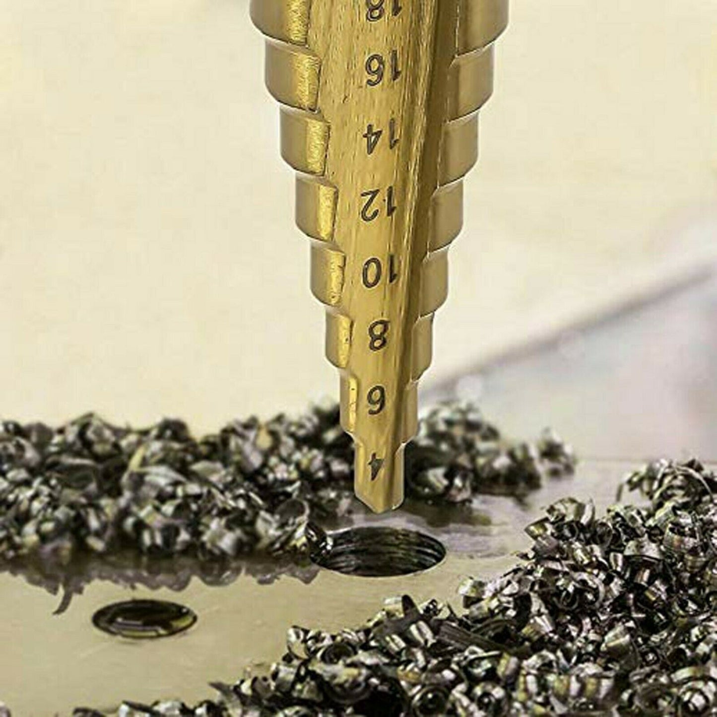 3pcs/Set Titanium Step Cone Drill Hole Cutter Bit HSS Large Set Tool With Pouch