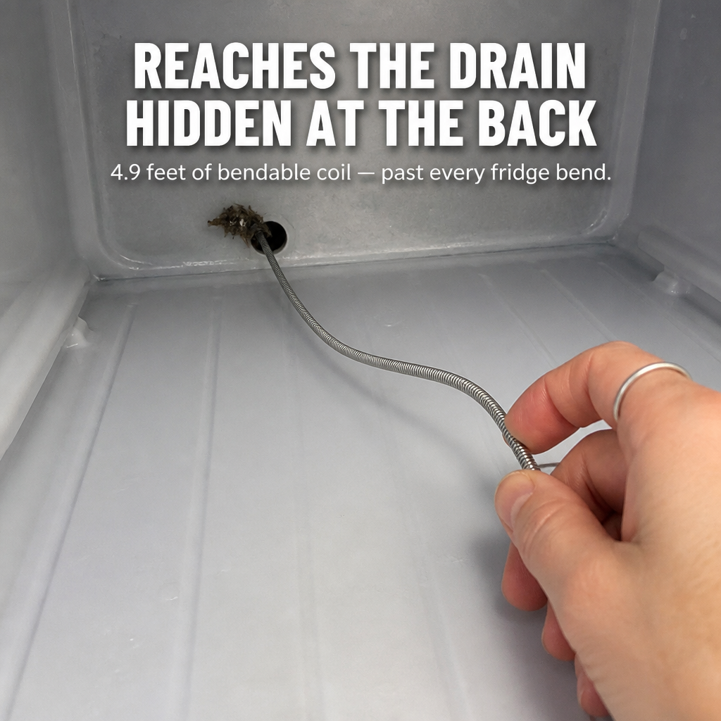 ClearFlowPro™ — Clears Hidden Drain Gunk and Stops Fridge Water Pooling for Good