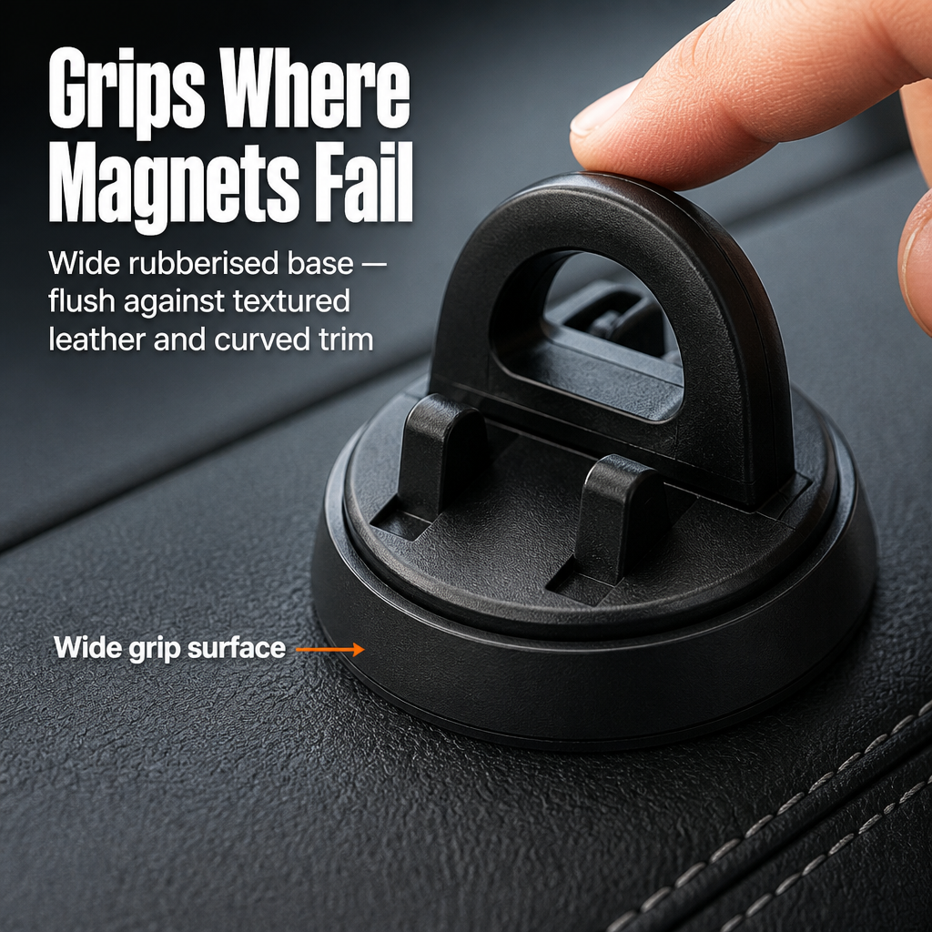 LumaRide™ — Mount Your Phone in Seconds with Your Car's Badge | 30-Day Guarantee