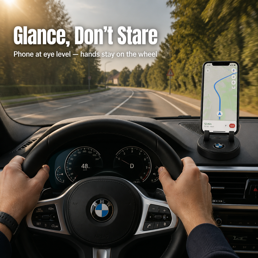 LumaRide™ — Mount Your Phone in Seconds with Your Car's Badge | 30-Day Guarantee