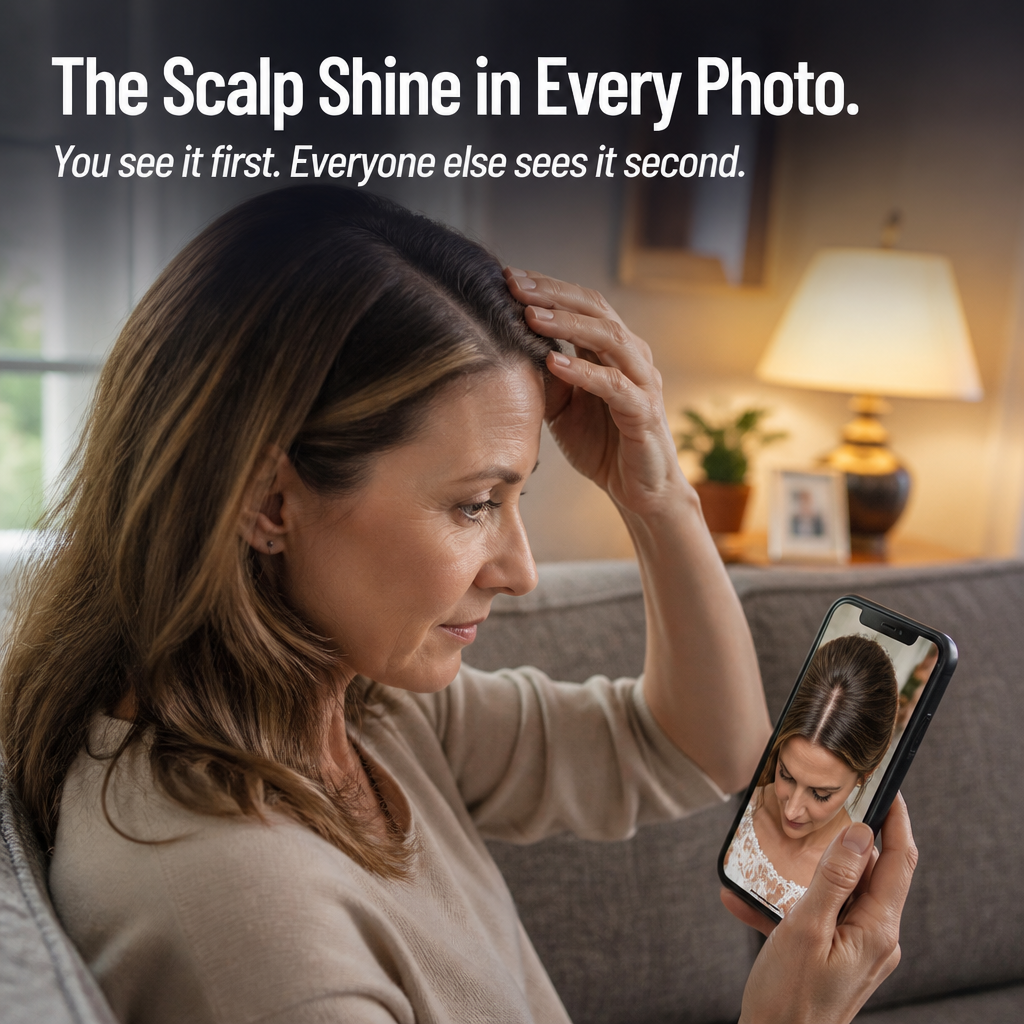 CrownVeil™ — Cover Wide Parts in Two Presses with Sweat-Proof Tap-On Powder